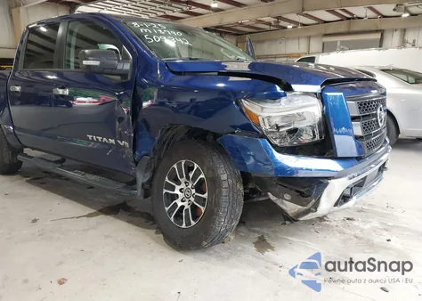 2020 Nissan Titan Sv 4X4 из США, поврежденный, VIN 1N6AA1EC9LN509342